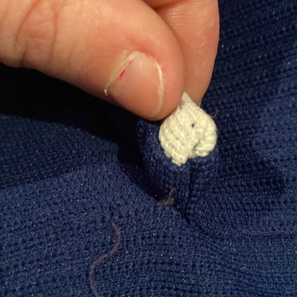 Vintage Navy Cardigan - Picture 3 of 4